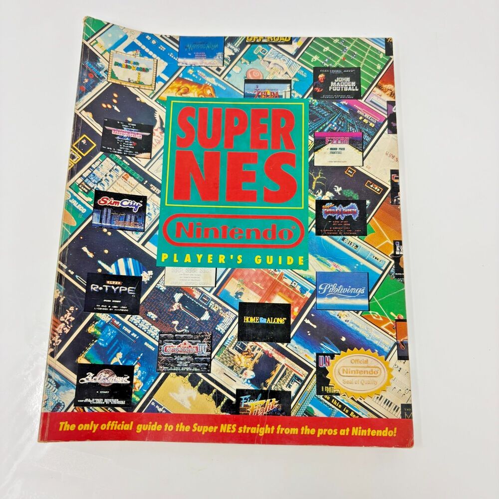 Nintendo Super NES Players Guide Super Nintendo SNES 1992 Official Strategy Book